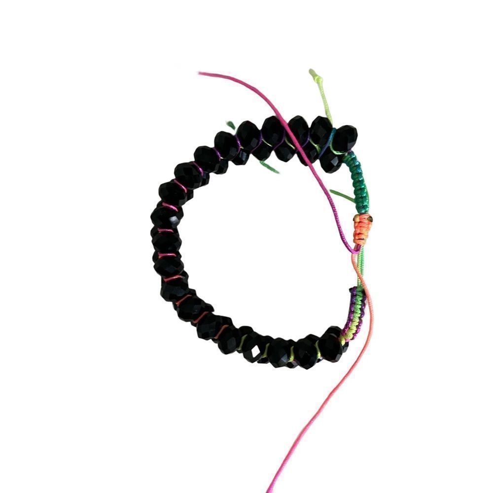 Super cool black and neon bracelet